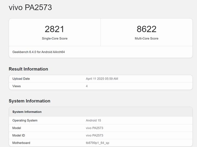 平板首次尝鲜天玑9400处理器：vivo Pad5 Pro跑分曝光