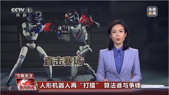 宇树人形机器人格斗表演赛