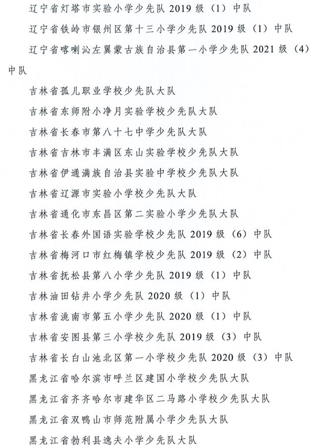 全国优秀少先队辅导员、全国优秀少先队集体获表彰名单公布