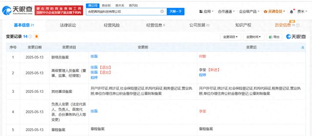 三只羊旗下多家公司法定代表人变更