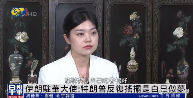 伊朗大使形容特朗普是白日做梦 呼吁谴责以色列攻击