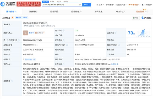 黄杨钿甜近期热搜上榜66次 揭秘其父亲公司近期动态