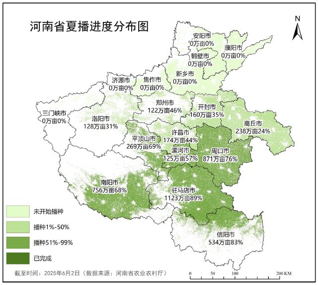 未来三天河南多晴好天气，适宜开展夏收夏种